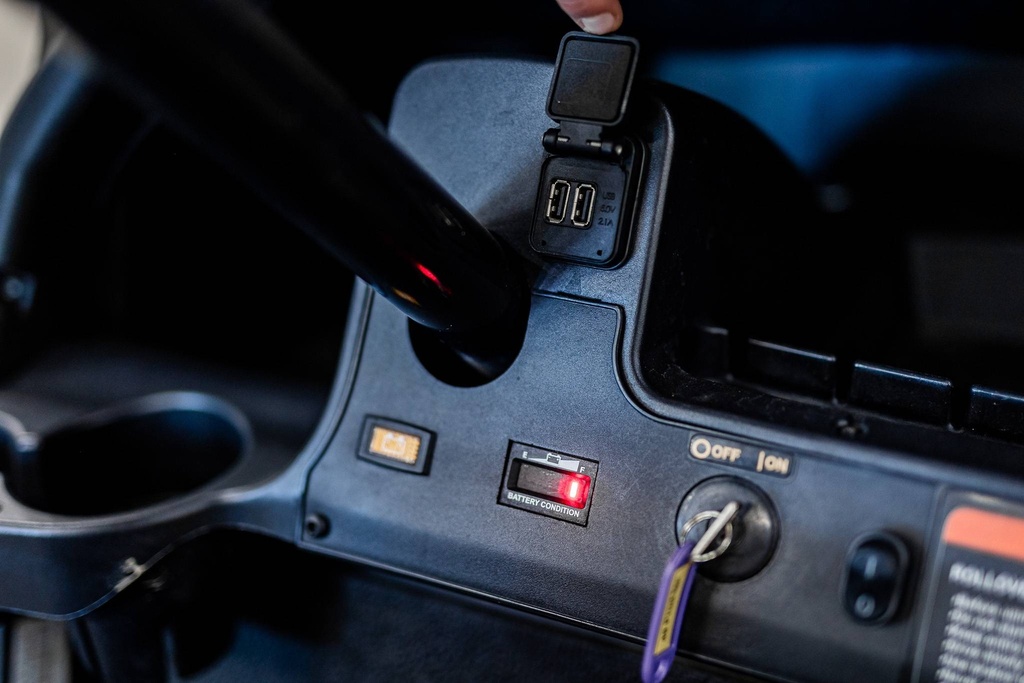 Occasion Club Car Tempo Cargo S 2019 - Bleue avec sièges beiges