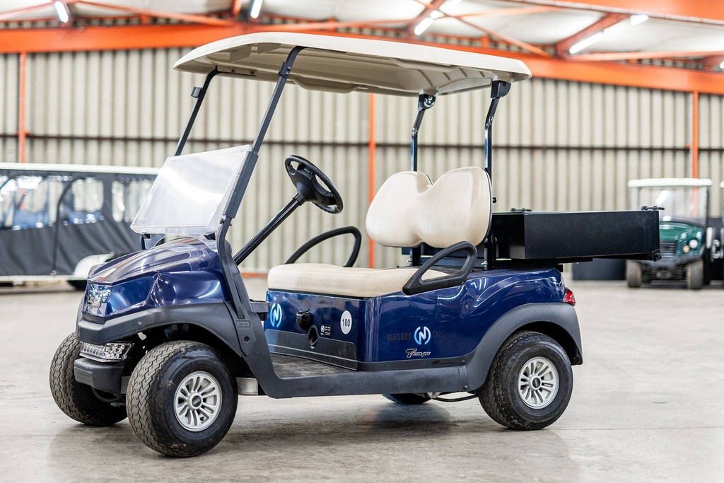 Used Club Car Tempo Cargo S 2019 - Blue with beige seats