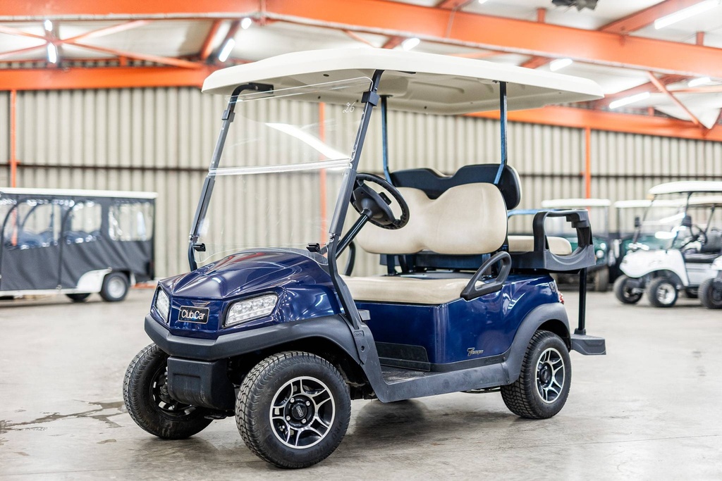 Used Club Car Tempo 4 places 2020 - Blue with beige seats