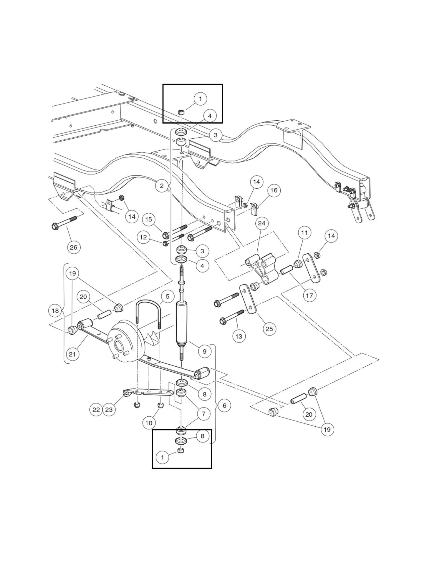 Nut, 3/8-24 hex, Original for Clubcar