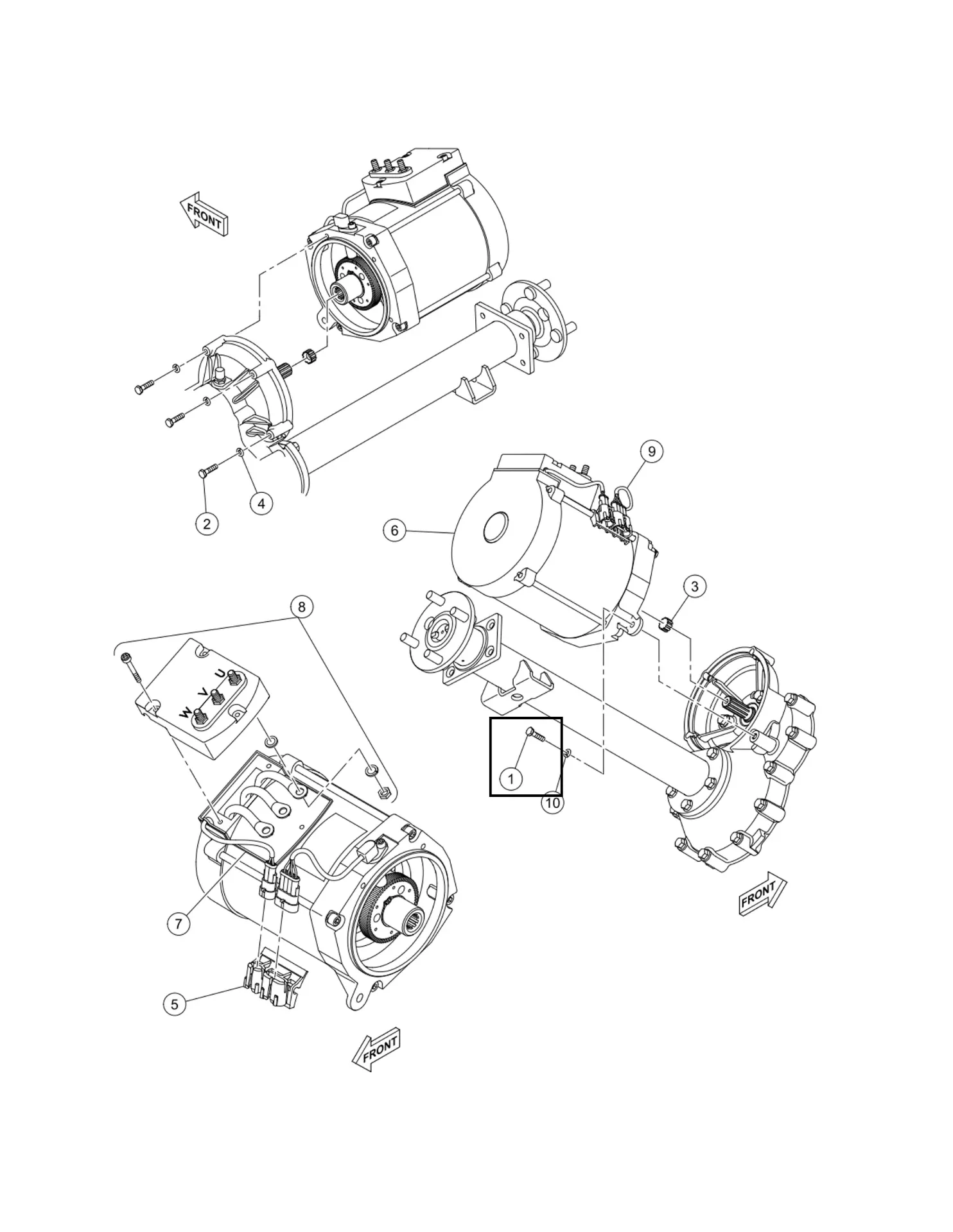 Vis hex, 5/16-18 x 1.00, pièce d'origine Clubcar