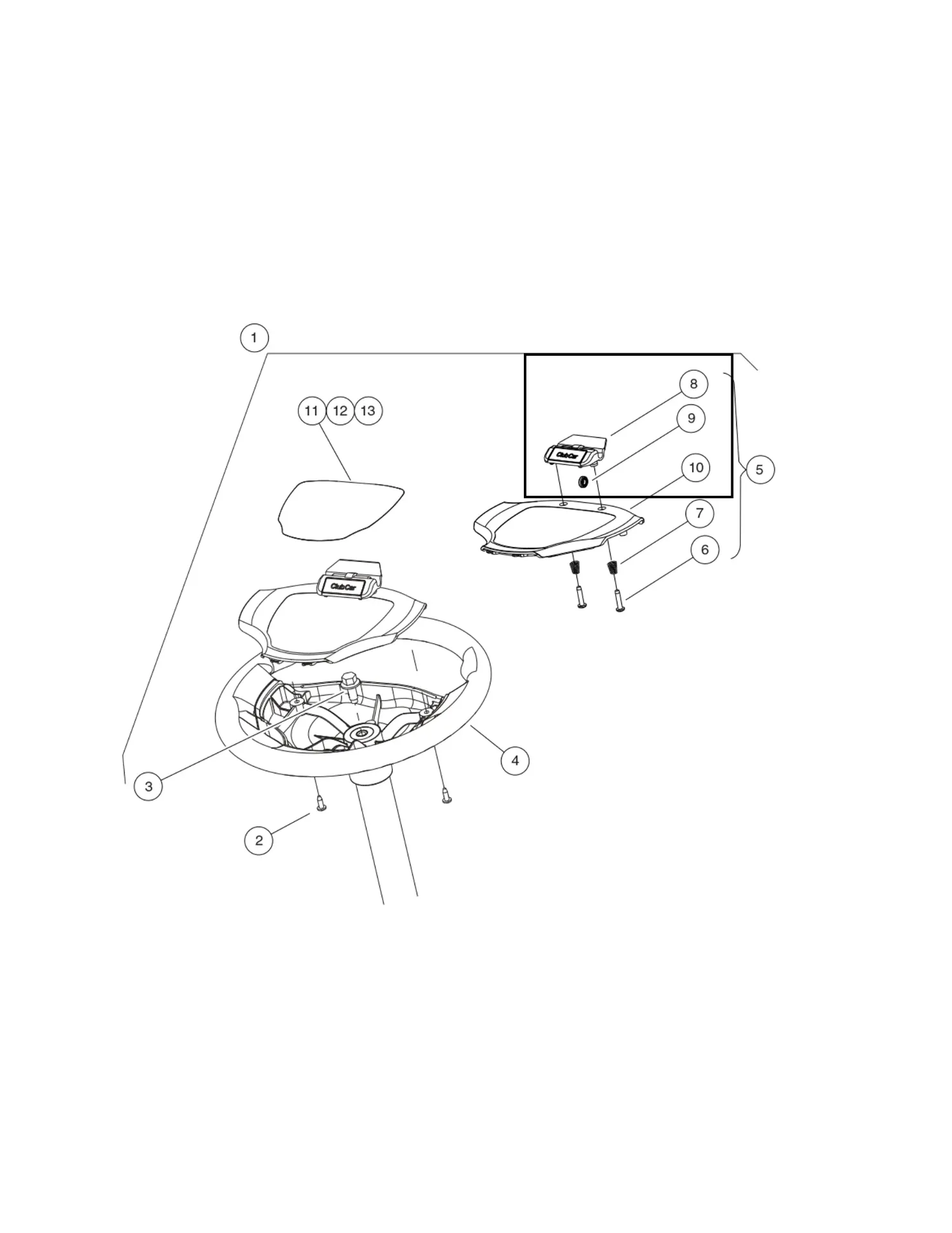 [1016214] Pencil grip, Original for Clubcar