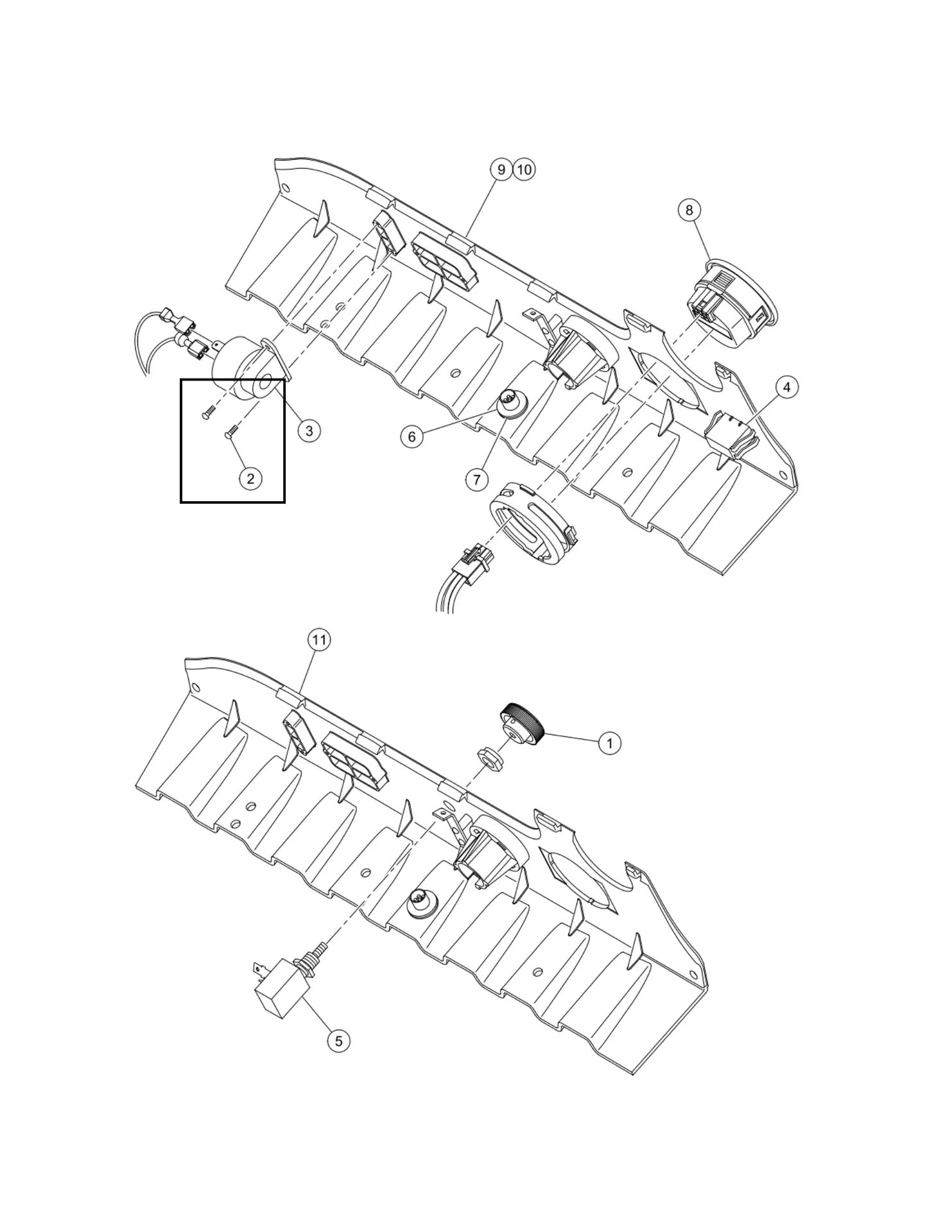 Screw, #4-24 x .33 pn hd, machine, Original for Clubcar