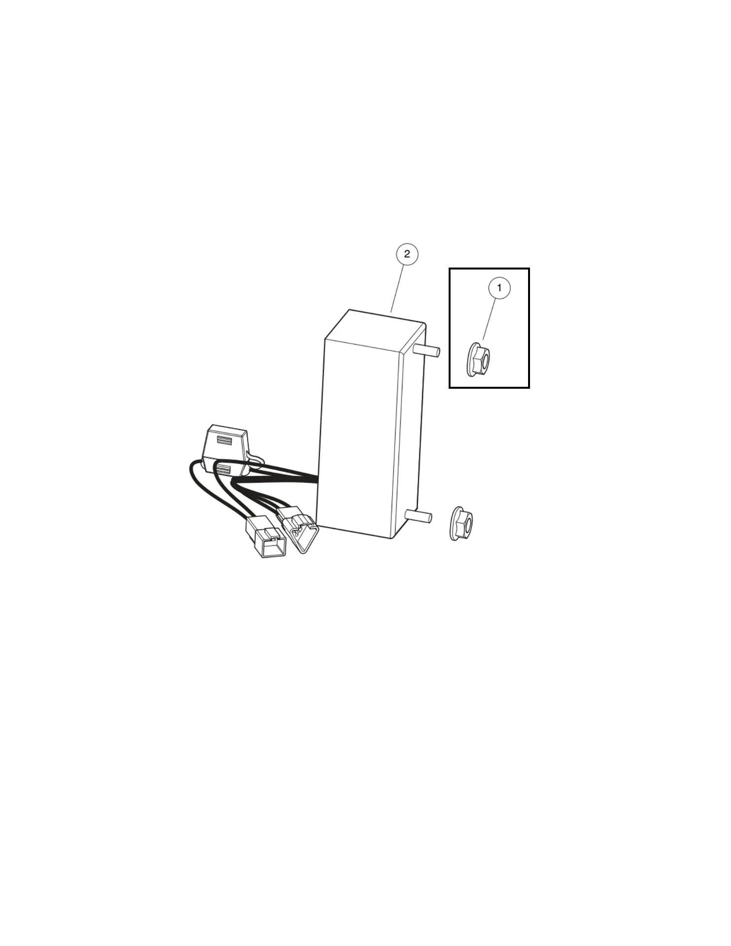 [101835601] Ecrou frein hex, 1/4-20 whiz, pièce d'origine Clubcar