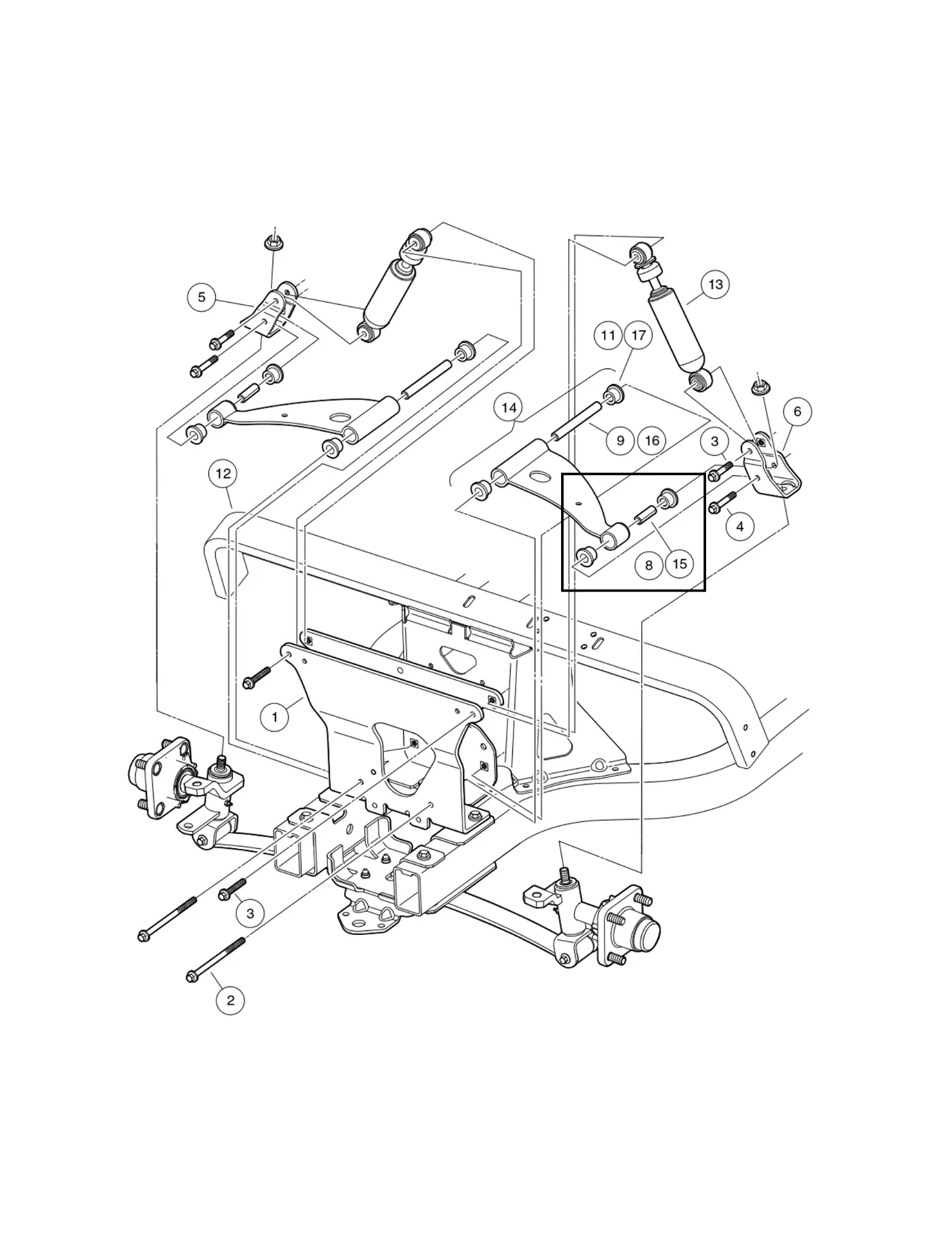 [102287601] Manchon roulé externe, pièce d'origine Clubcar