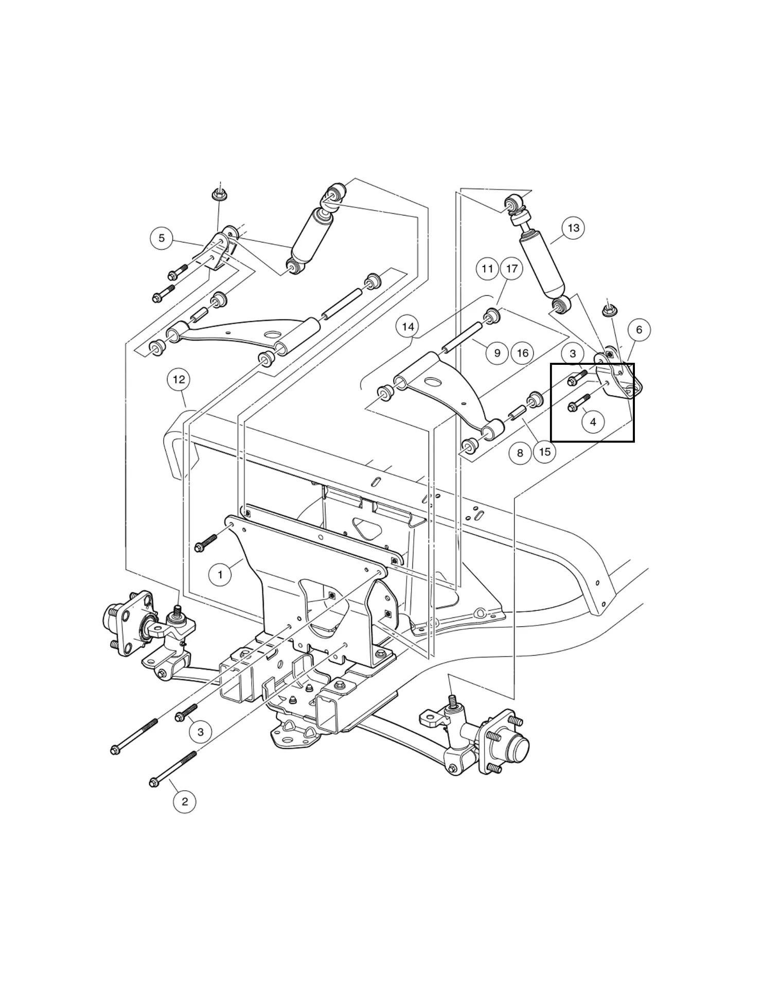 [102289501] Vis, hex cap, m8 x 1.25 x 70, pièce d'origine Clubcar