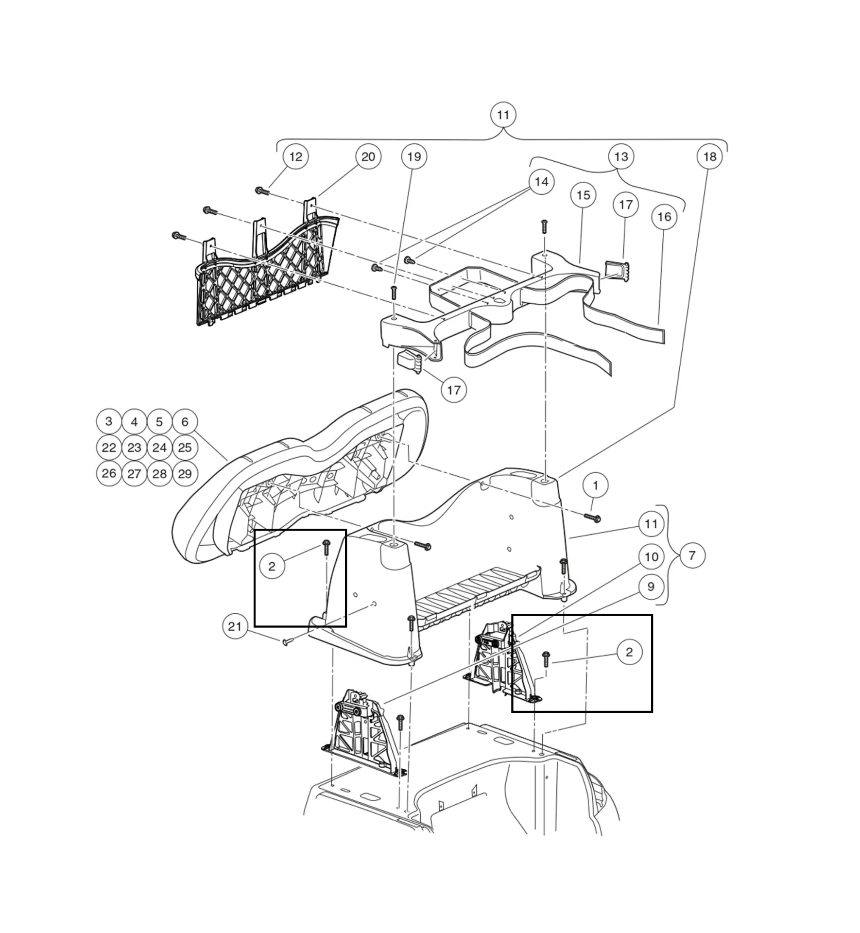 [102298240] Bolt-flange hd, m8 x 40.0, Original for Clubcar