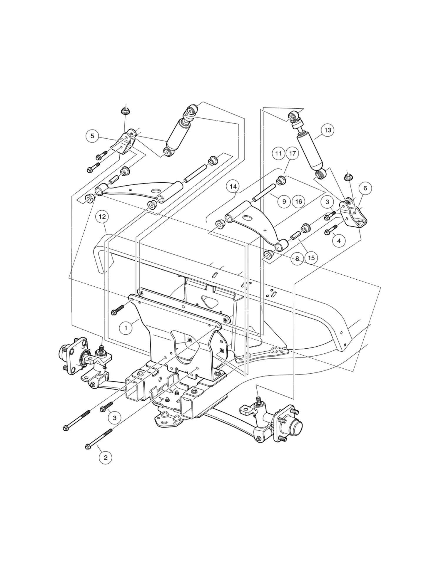 Kit support tableau de bord, pièce d'origine Clubcar