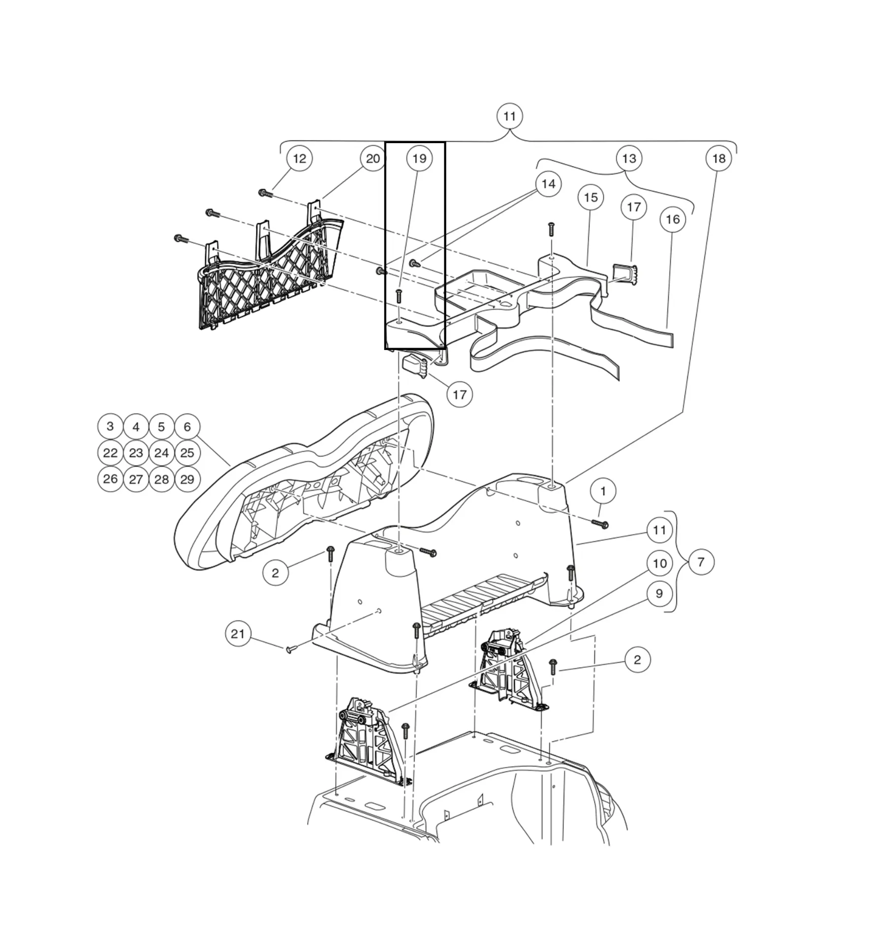 Screw, 5/16, Torx, Bosscrew, Original for Clubcar