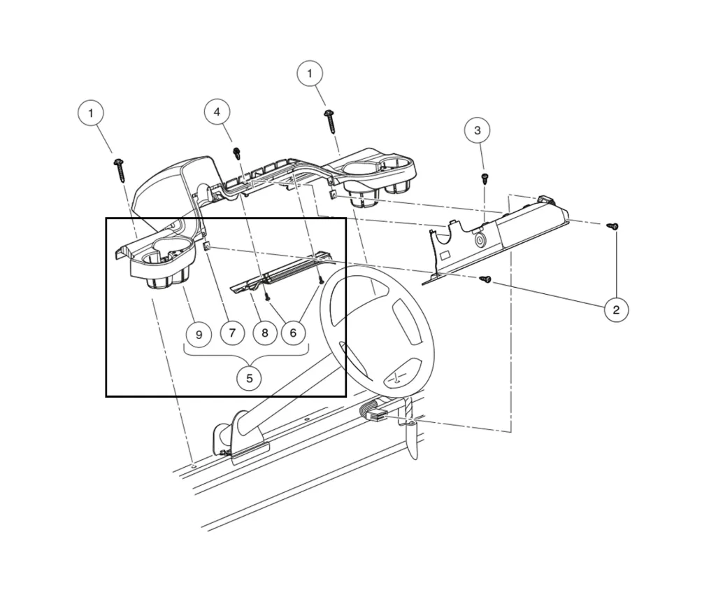 [103402701] Ensemble tableau de bord prec 40602, pièce d'origine Clubcar