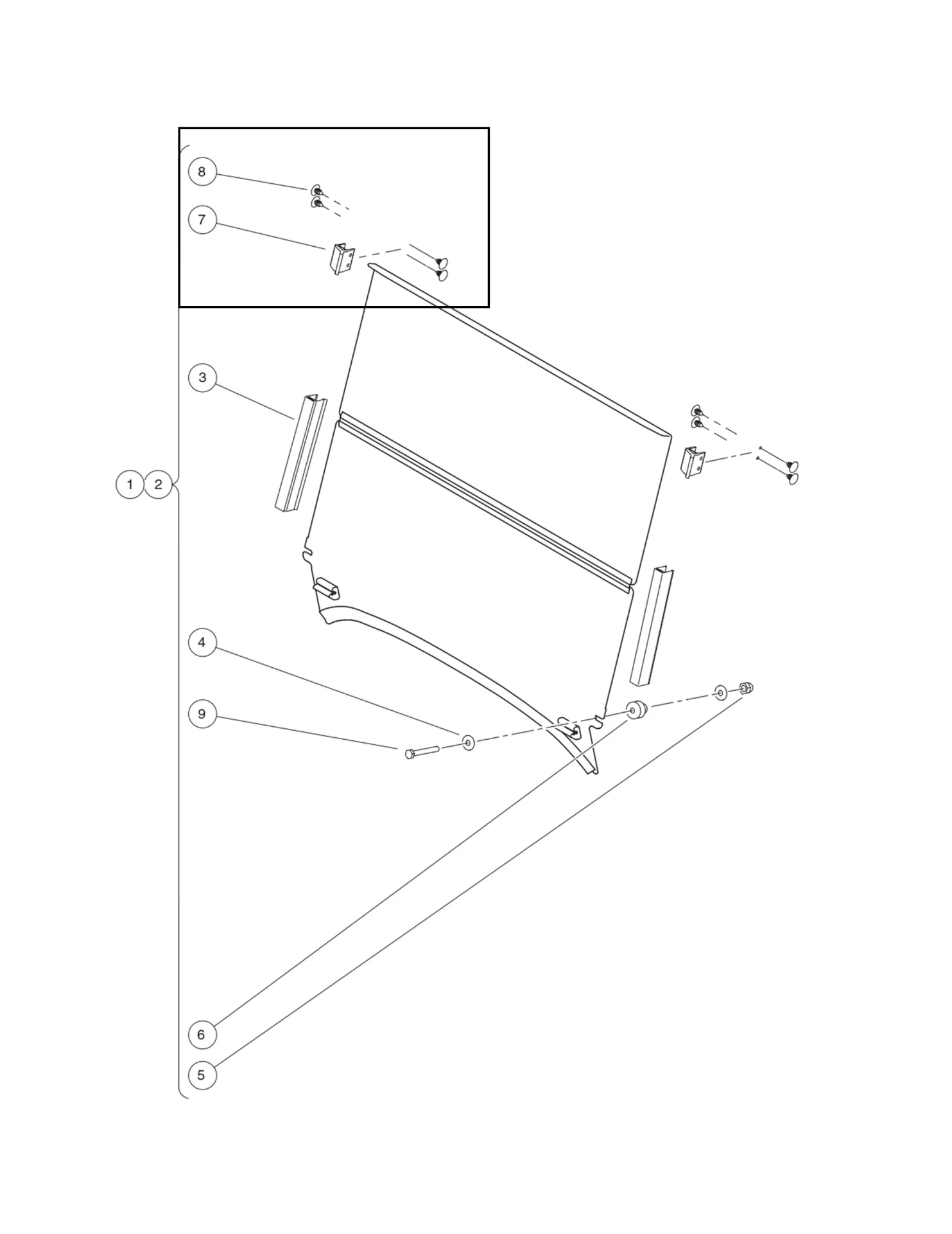 Fastener barrel - .610 X .25, Original for Clubcar