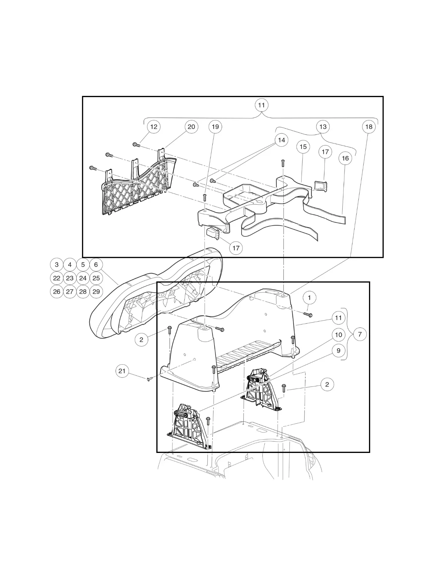 [103952901] S.A.M. Assembly, Original for Clubcar