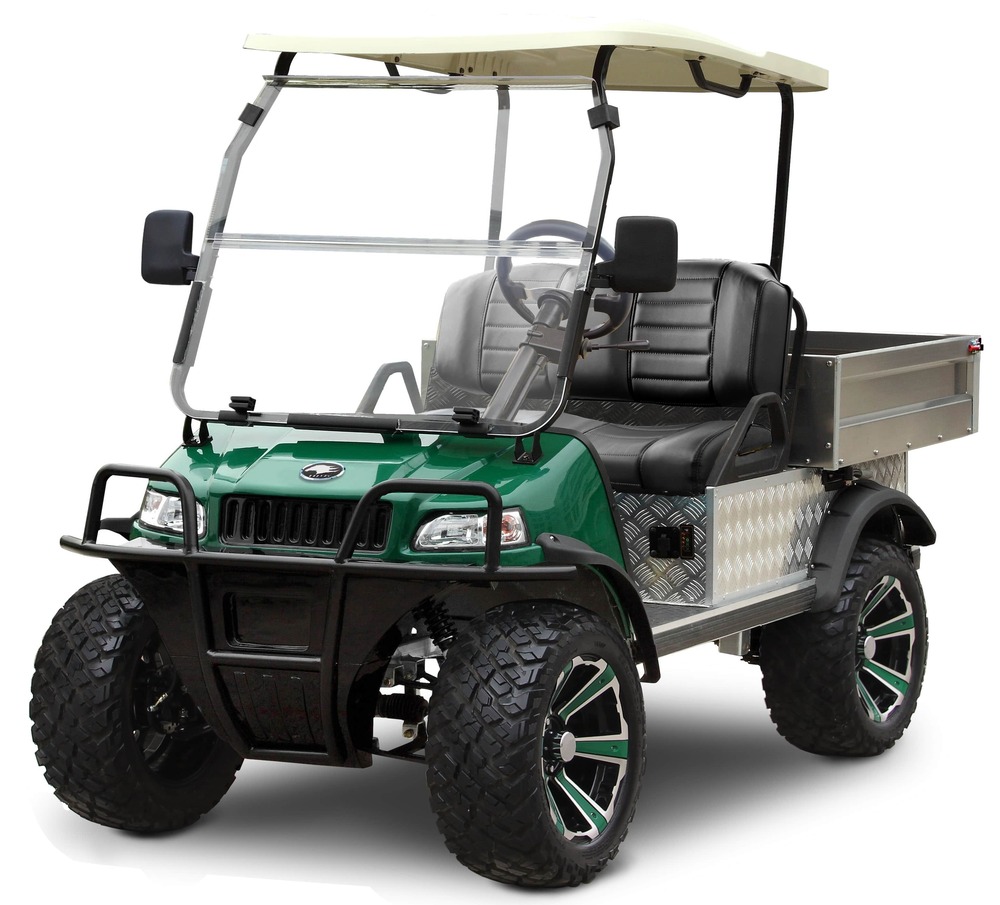 HDK 2 Plaatsen Cargo L (Lithium Battery 48V 100AH, Without Speedometer, Beige, Folding Windshield, Without Seatbelt, With Manual Tipper, Without 9" Touch Screen)