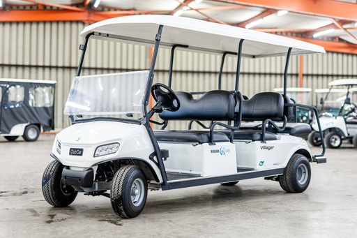 Used Club Car Villager 6 Places 2022 - White with black seats