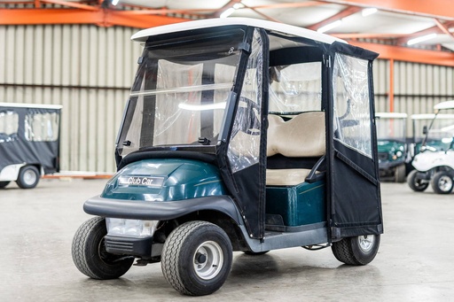 Used Club Car Precedent 2 places Lithium registered 2010 - Green with beige seats and black doors