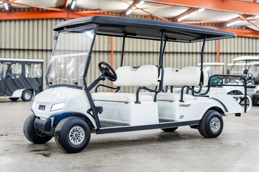 Used Club Car Villager 6 Places 2023 - White with white seats